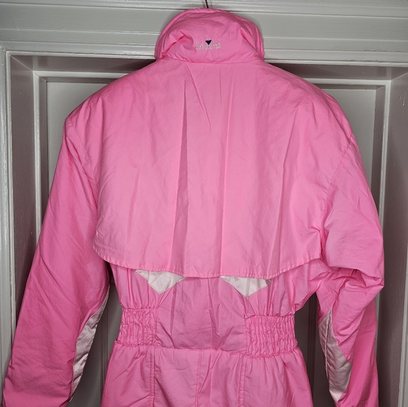 VTG 80s Obermeyer "Dionne" Barbie Pink Snowsuit - Picture 6 of 9